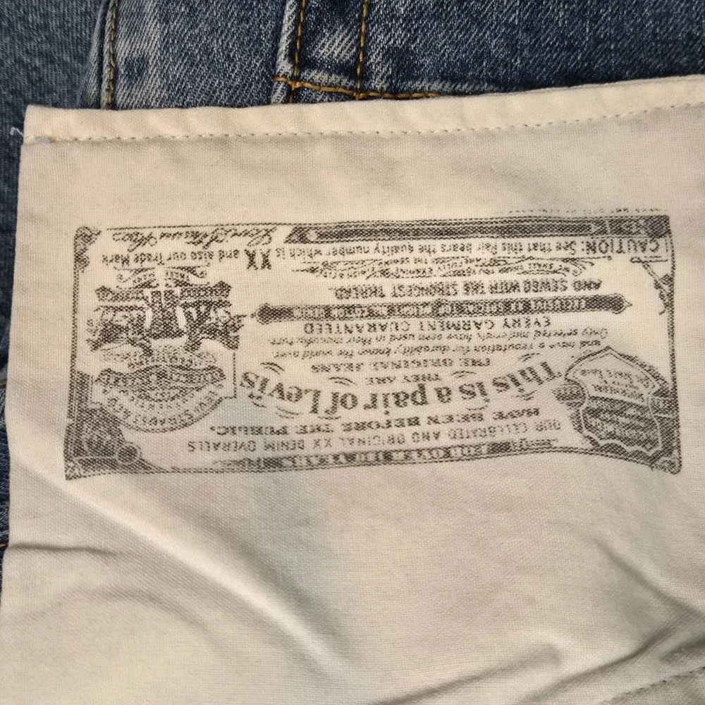 Vintage Y2K Levis 501xx Button Fly Blue Jeans Mens 34x29 True To Size Cowboy
